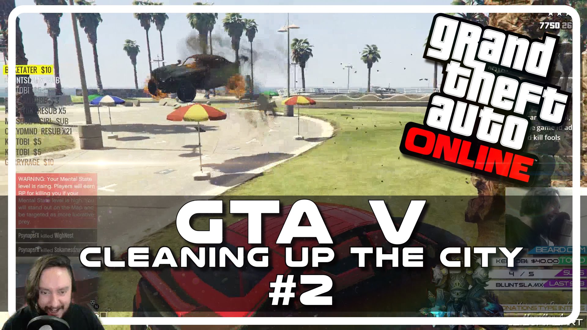 GTA V – Cleaning up the City w Psynaps #2 (Online PC Gameplay Funny Moments)