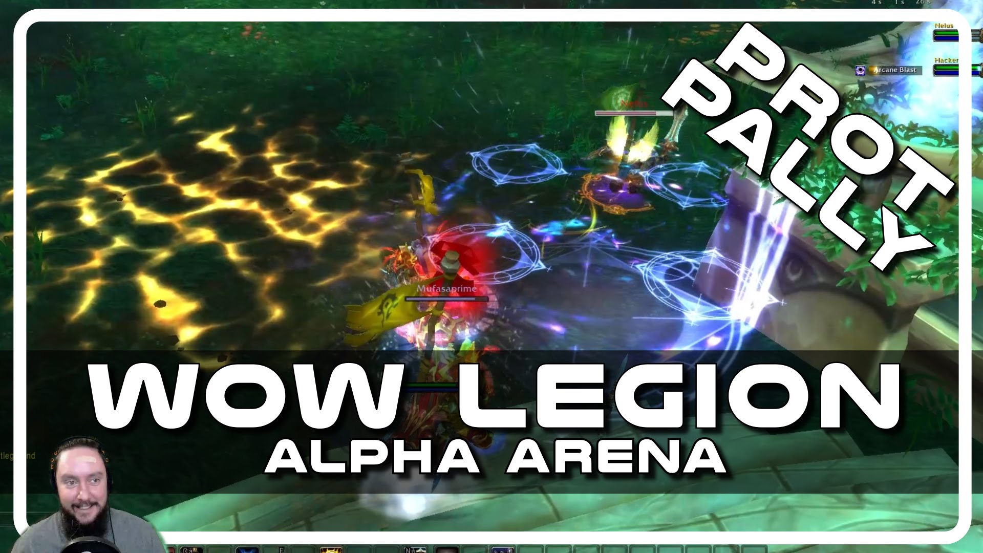 WoW Legion Alpha PvP – Prot Paladin Arena with Psynaps & MufasaPrime Deathknight #2 (PvP Gameplay)